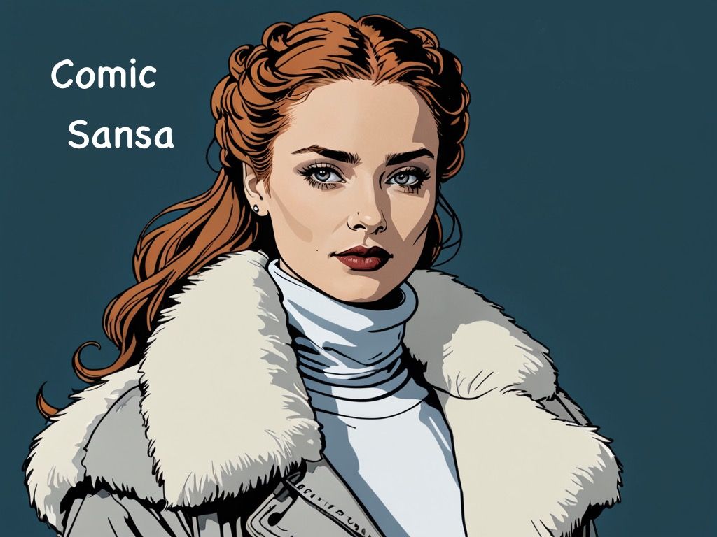 Comic Sansa - Winterfell’s official font