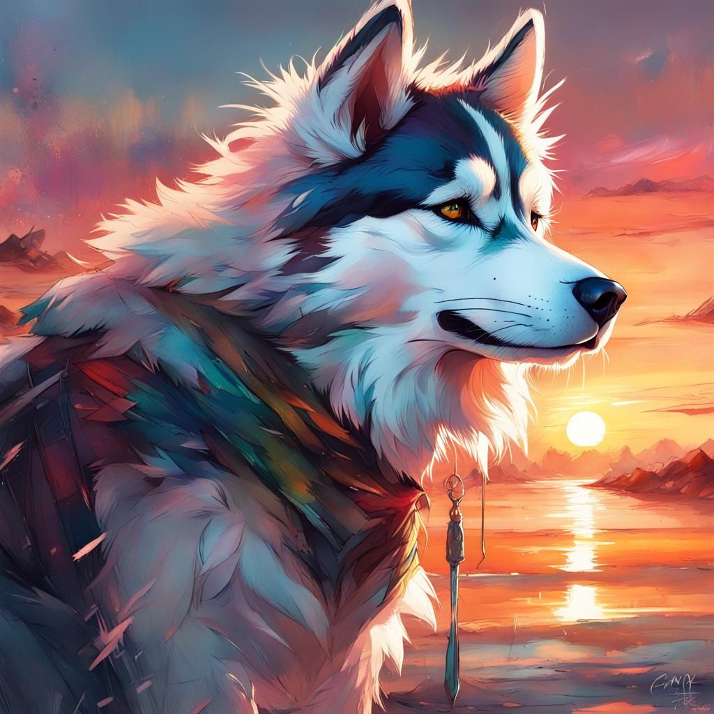 Husky - AI Generated Artwork - NightCafe Creator