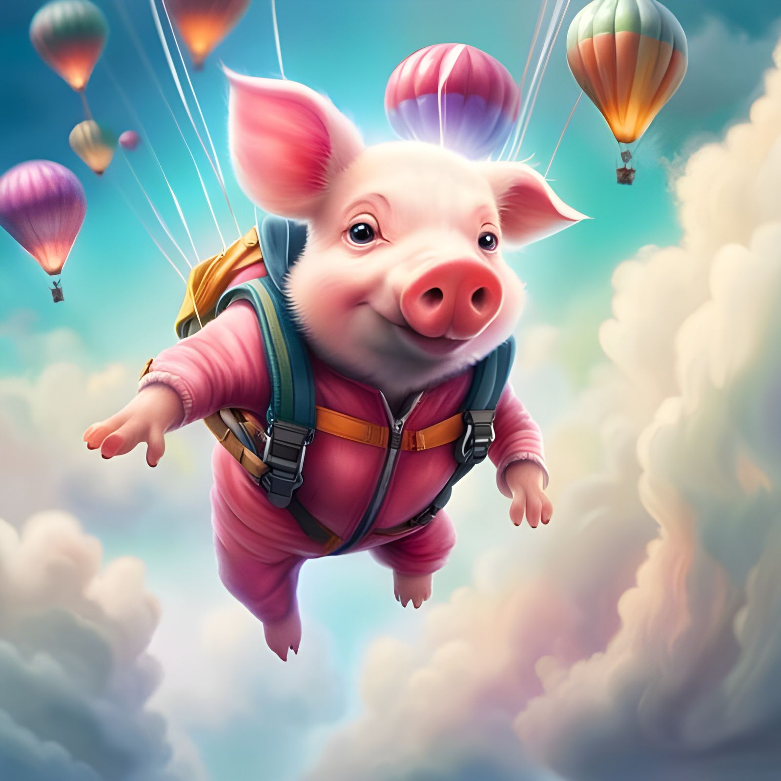 When pigs fly!   by @Kolibri