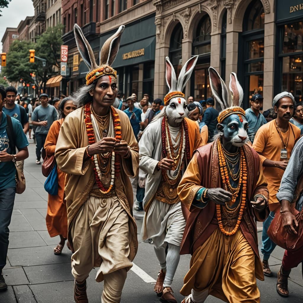 Hare Krishnas in the USA steal from passers-by
