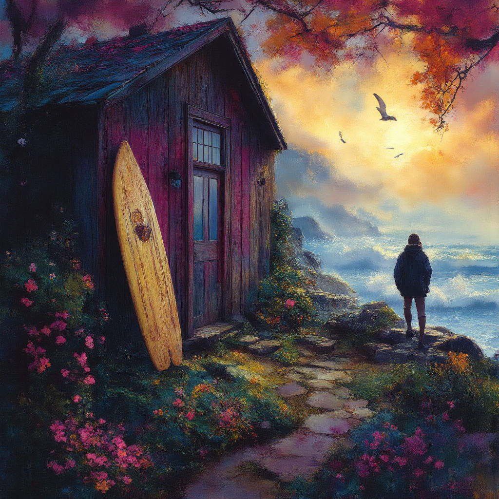 Old dilapidated Surf Shack