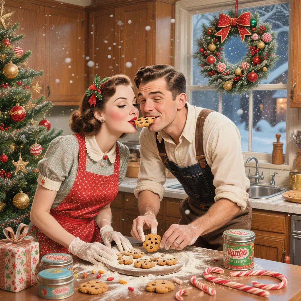 festive time and cookies