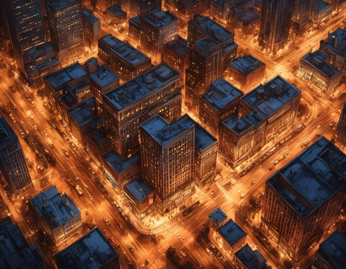 night city lights 2  by @Chrisler451
