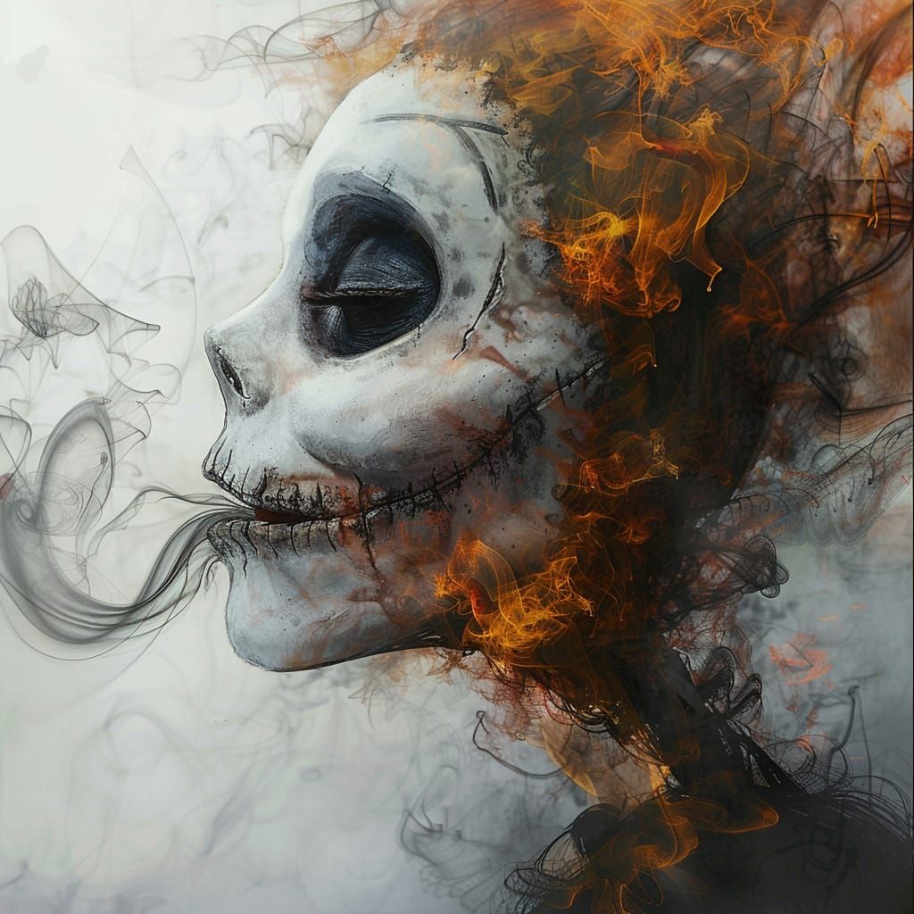 zombie Skellington and sally