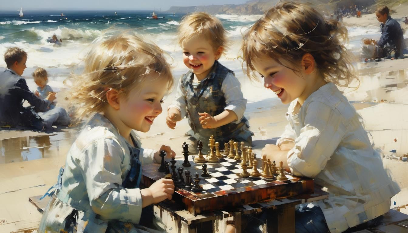 Future Chess Masters  by @Superbear