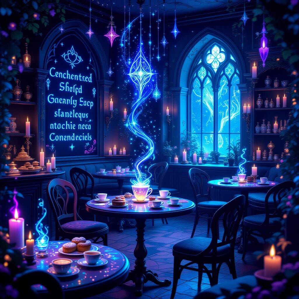 Enchanted café  by @MrEbano