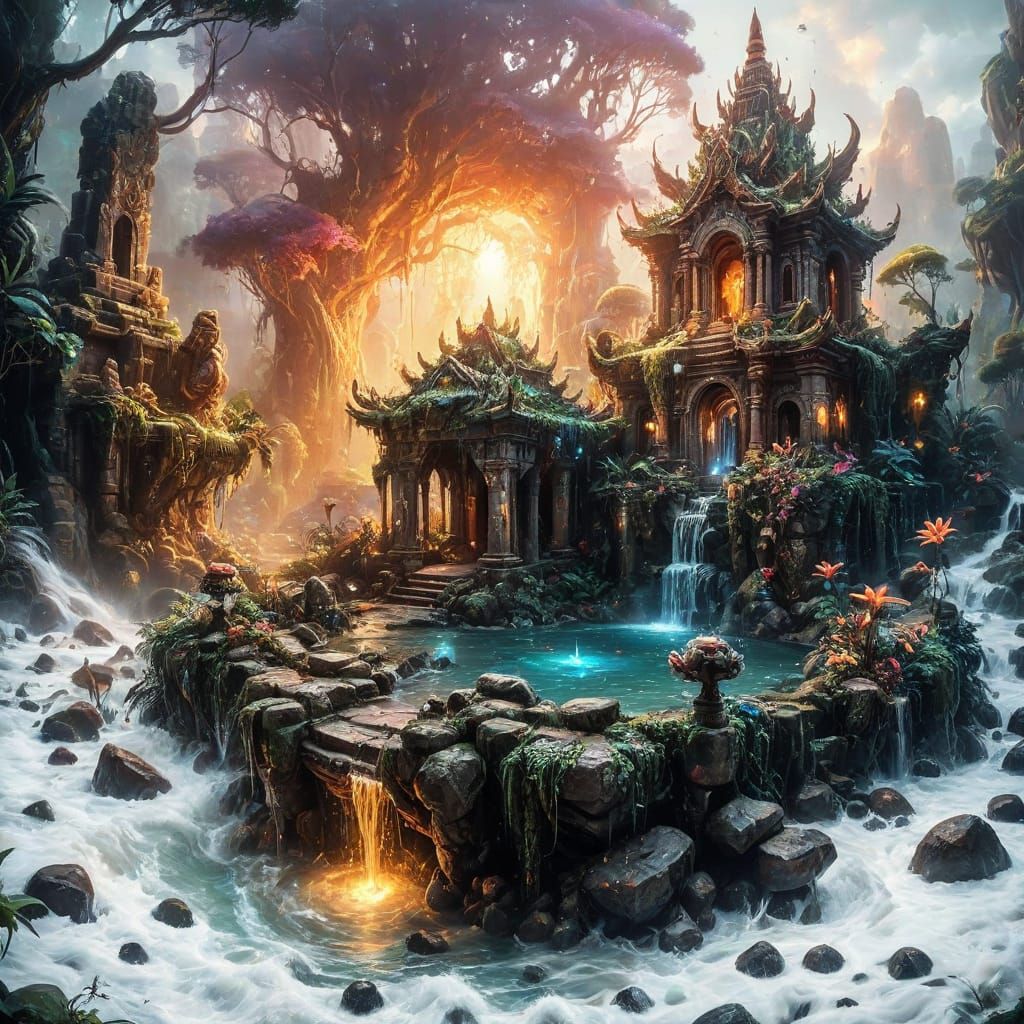 Temple of Peaceful Guardians 🌿✨🕊️ #2