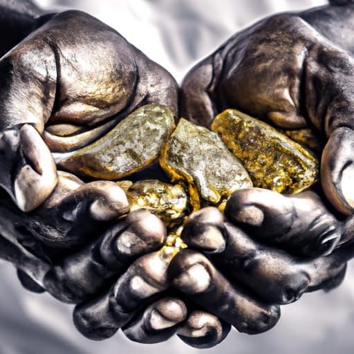 Gold mining   by @Wips