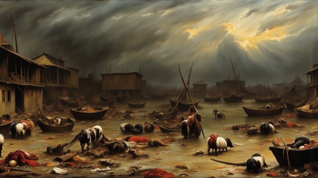 <lora:Dark Days of Oil:1.0>