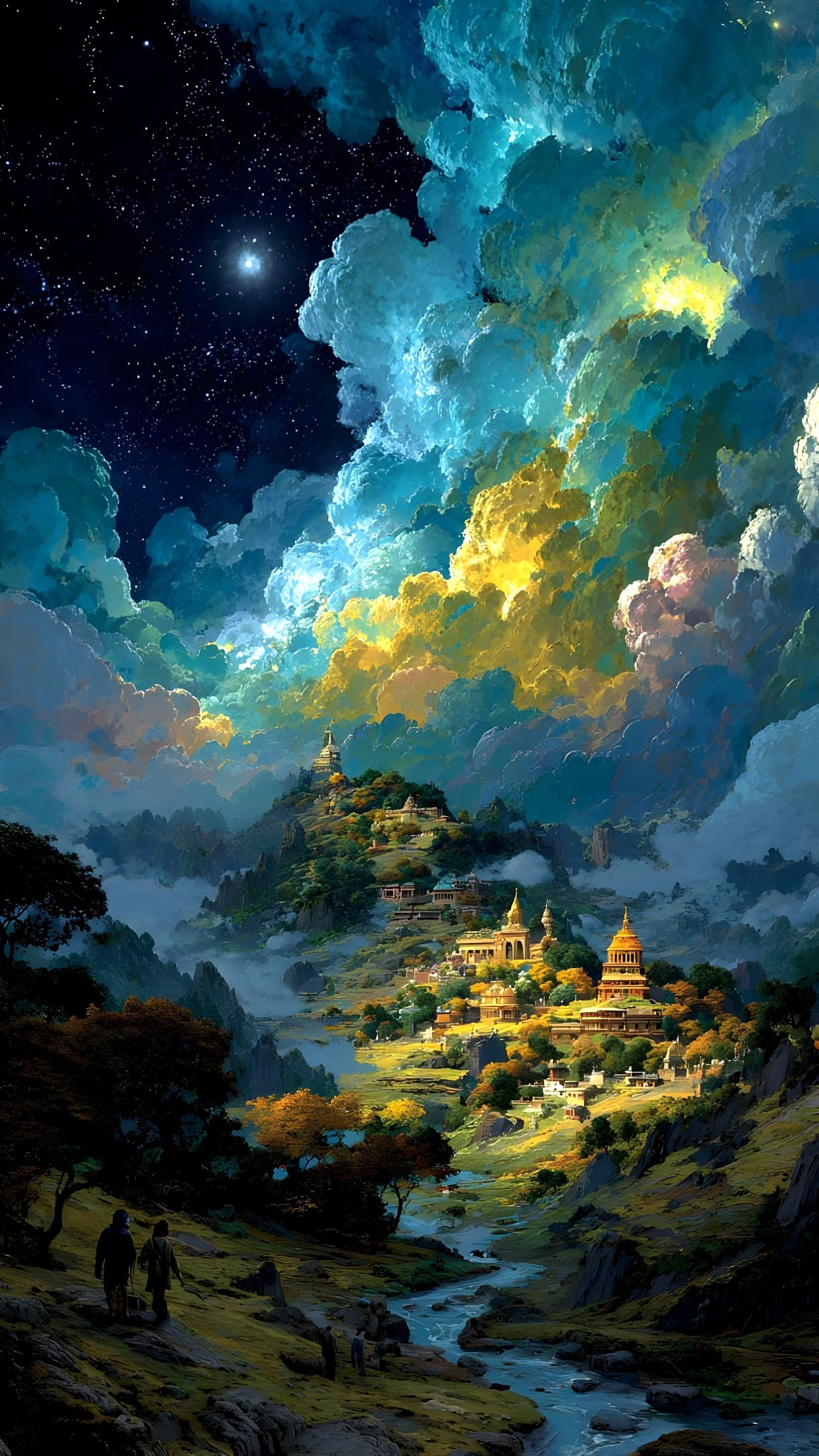 AI’s Fantasy World, prompt from @Grizzly