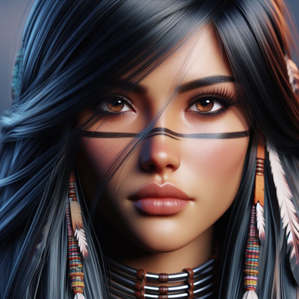 Native American Woman of the Hopi Nation