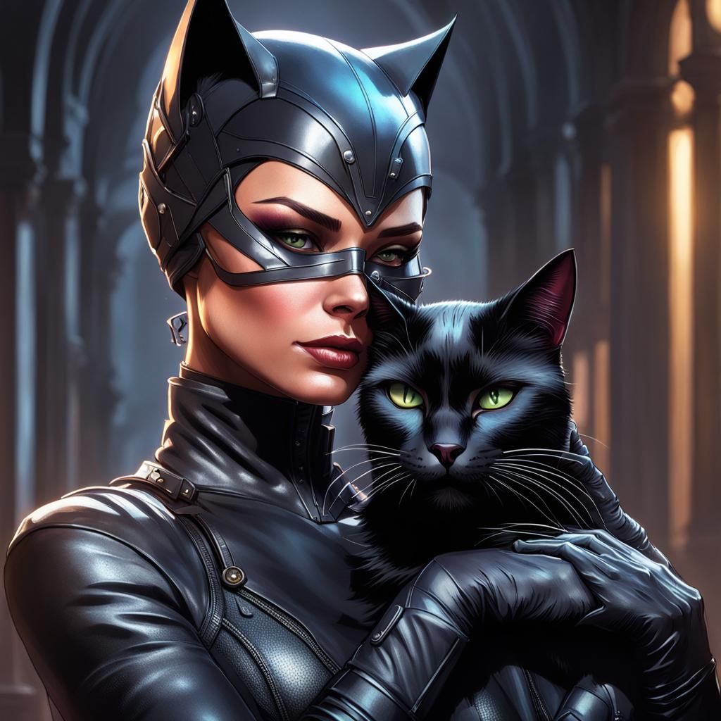 Catwoman  by @She creates comics