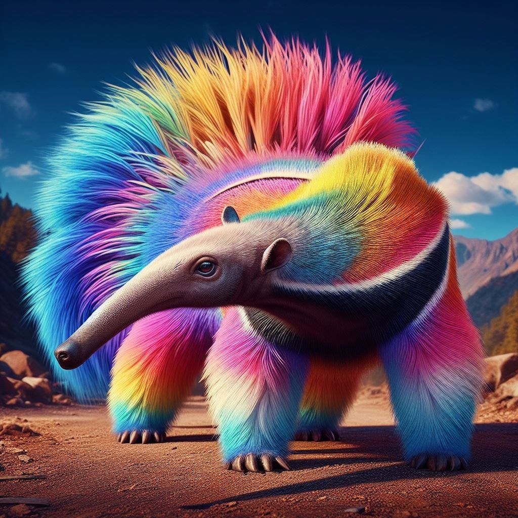Rainbow Giant Anteater