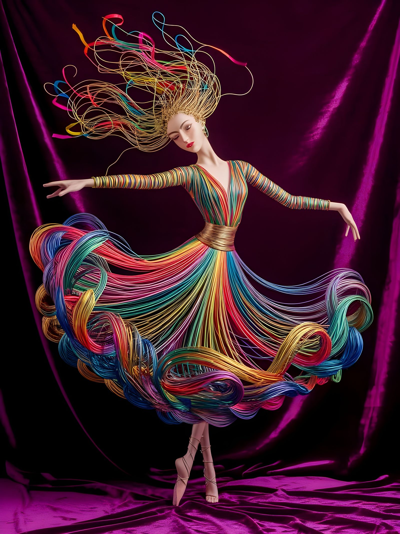 Colorflow Wire  by @Gary Murakami