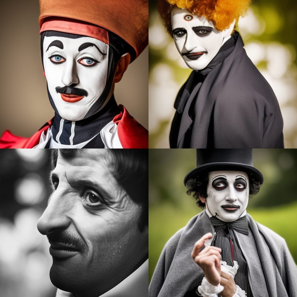 Jean paul Belmondo as pierrot