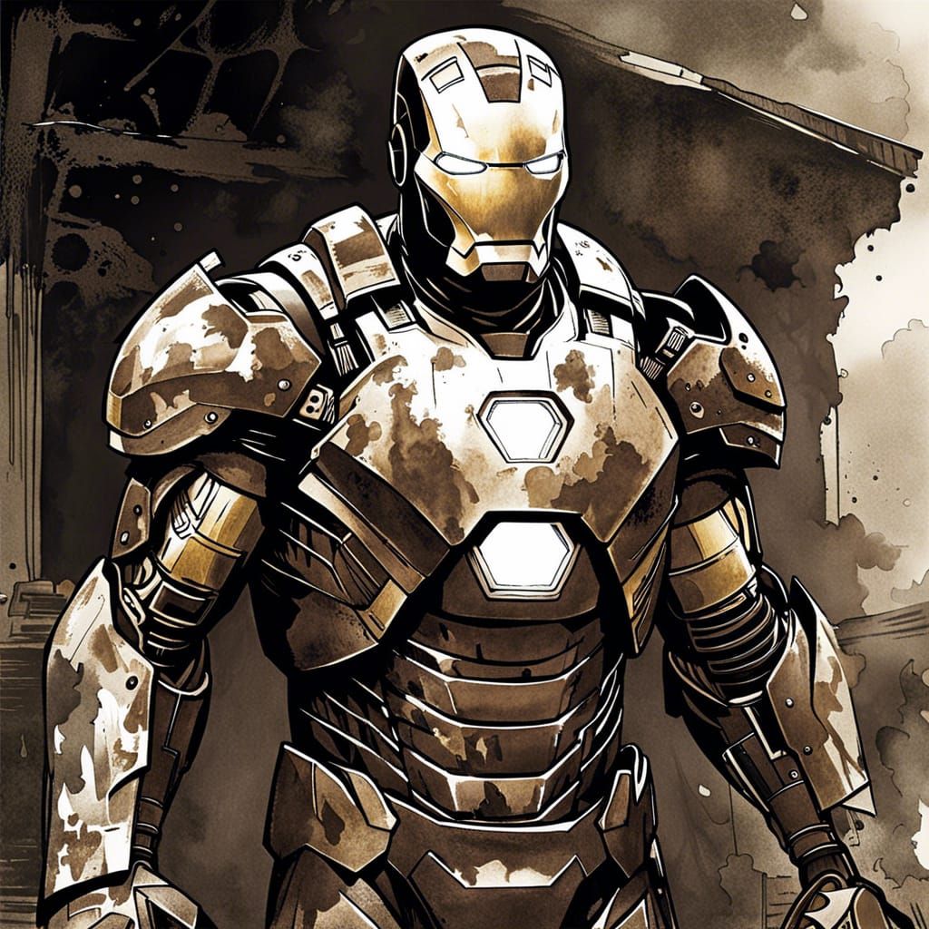 Ink Wash Comics ( Open Prompt ) AI Generated Artwork NightCafe Creator