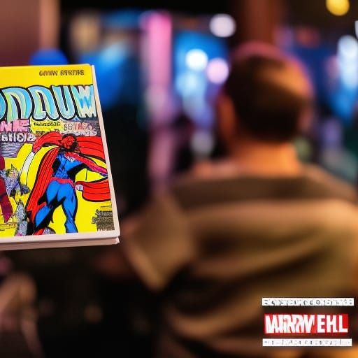 Comic book at show