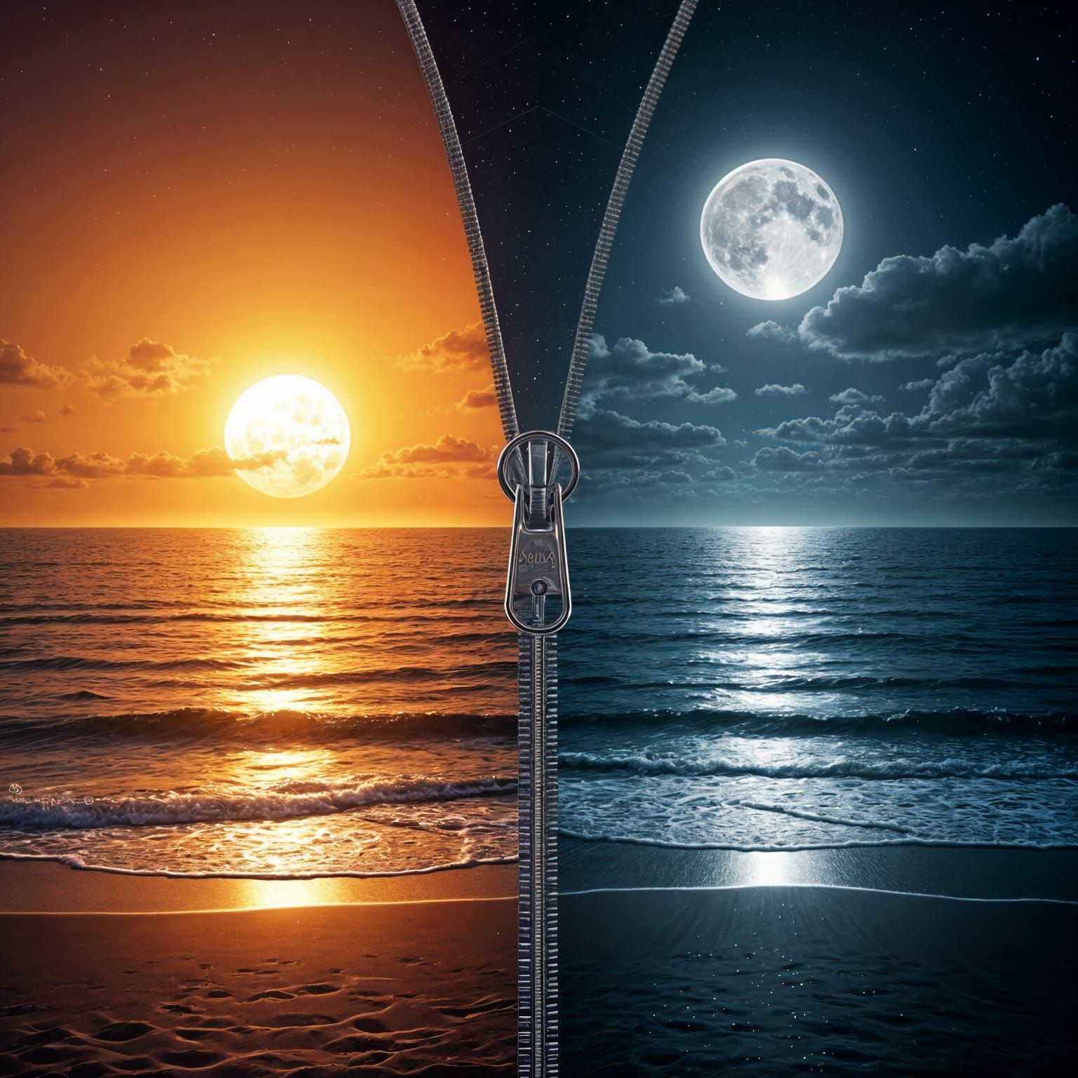 Day and night   by @Dometi George