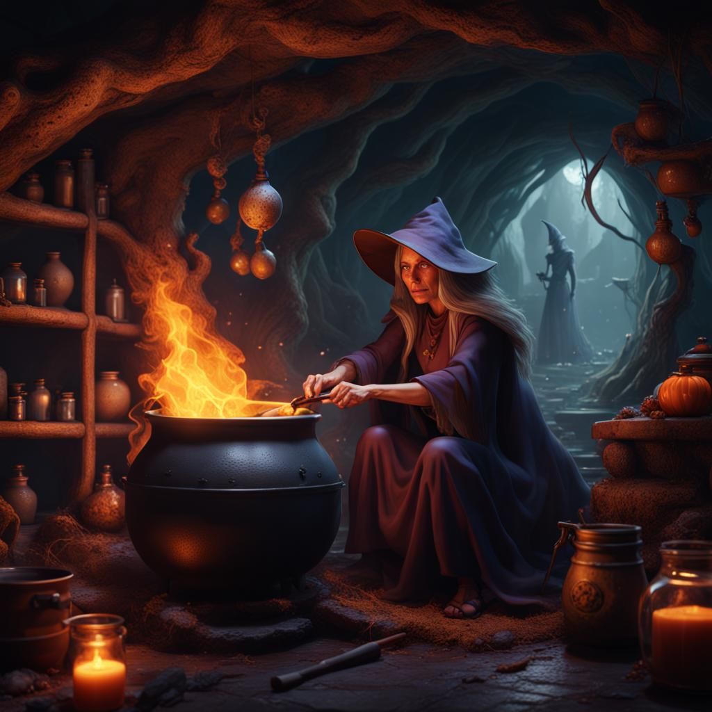 Cauldron - Ai Generated Artwork - Nightcafe Creator