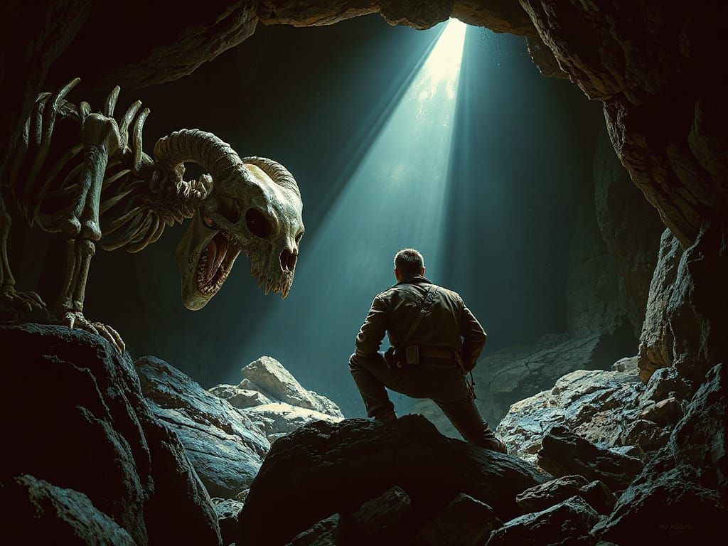 In the cave.  by @proofman