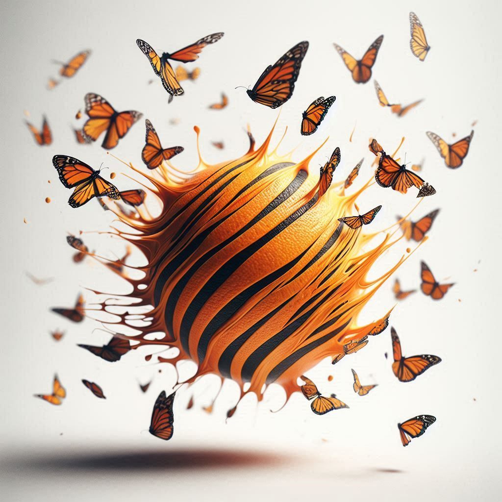 Disintegrating Orange