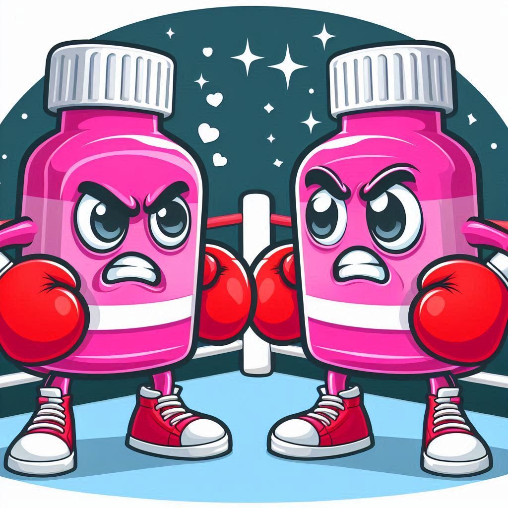 "Stop it! Such pure hatred gives us indigestion!"