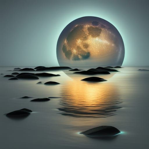 The moon is looking at you