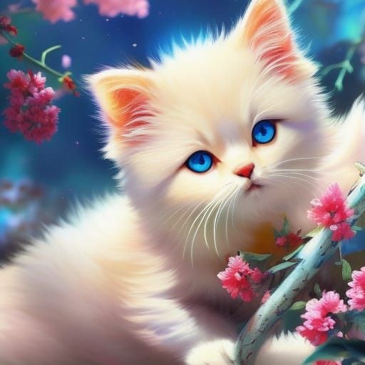 Cute Cat Ai Generated Artwork Nightcafe Creator