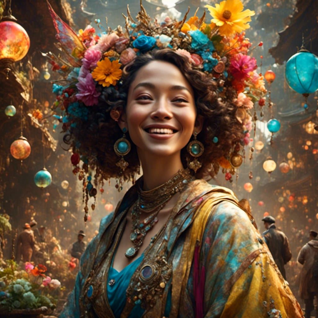 Joy and happiness <lora:LapiClassic:1.0>