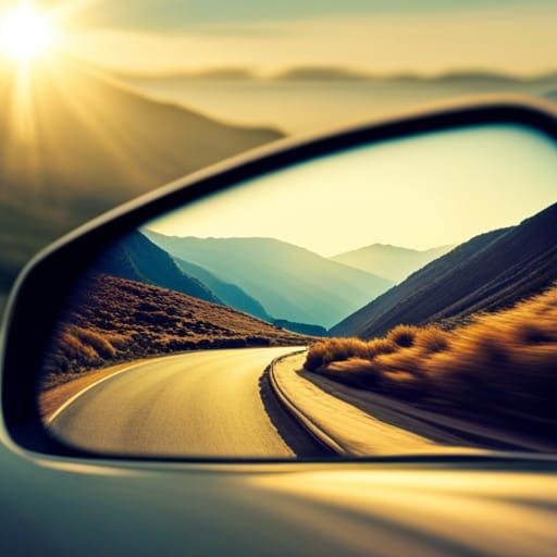 Ain't nothing but a rear view town AI Generated Artwork NightCafe