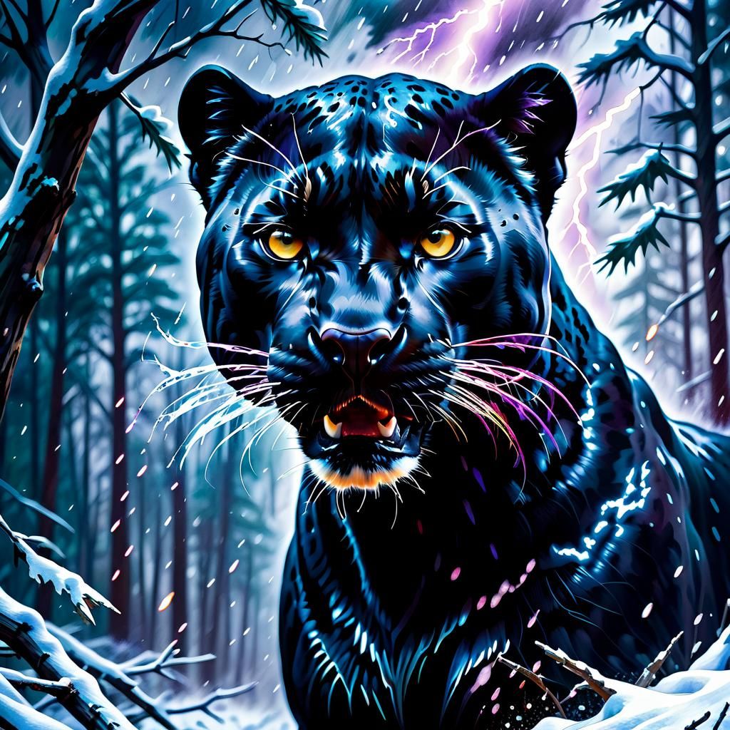 Black panther - AI Generated Artwork - NightCafe Creator