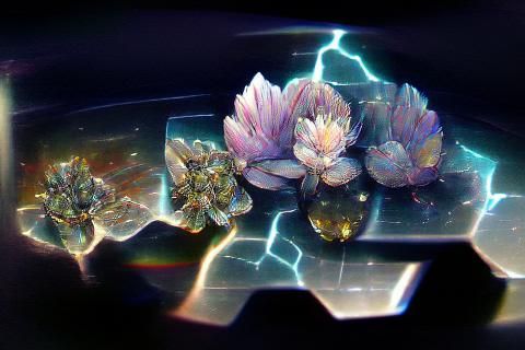 Crystal flower