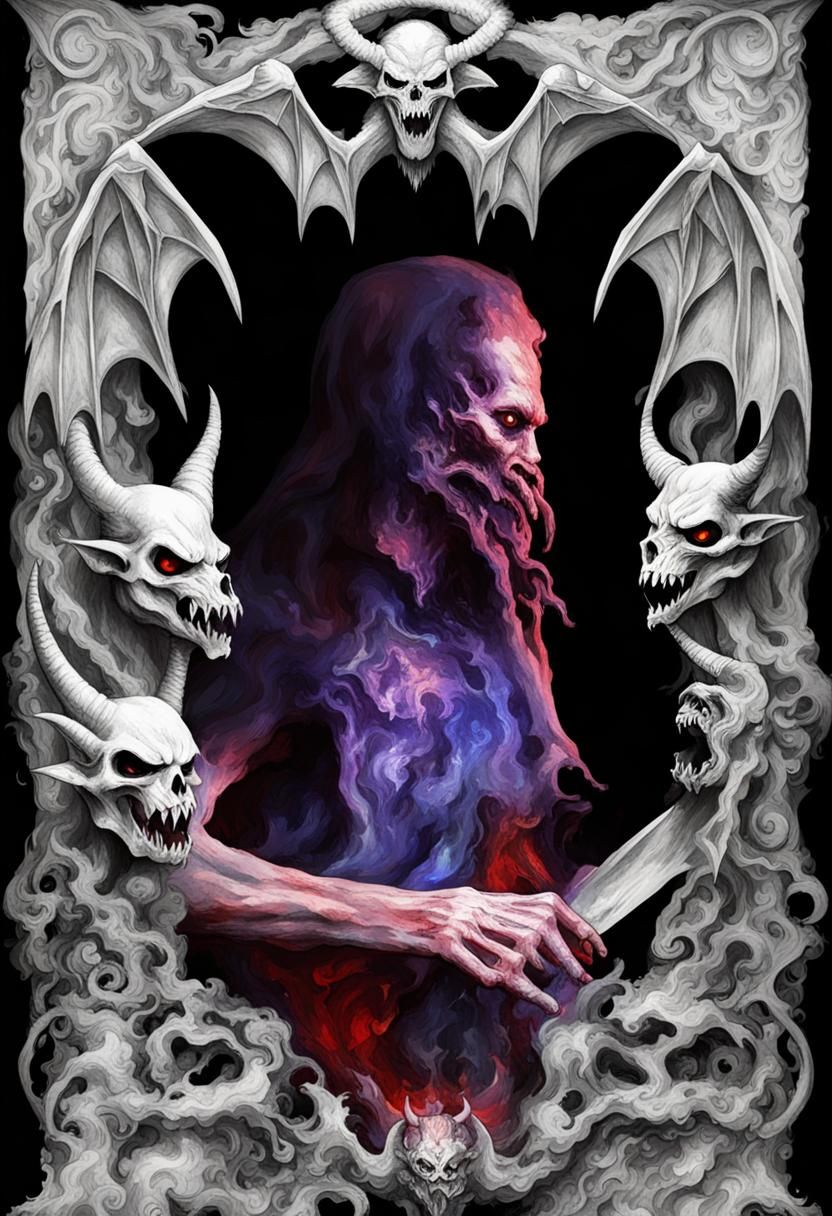 Devil Enemy of the Dark Age, decomposed, dismal Creation, de...