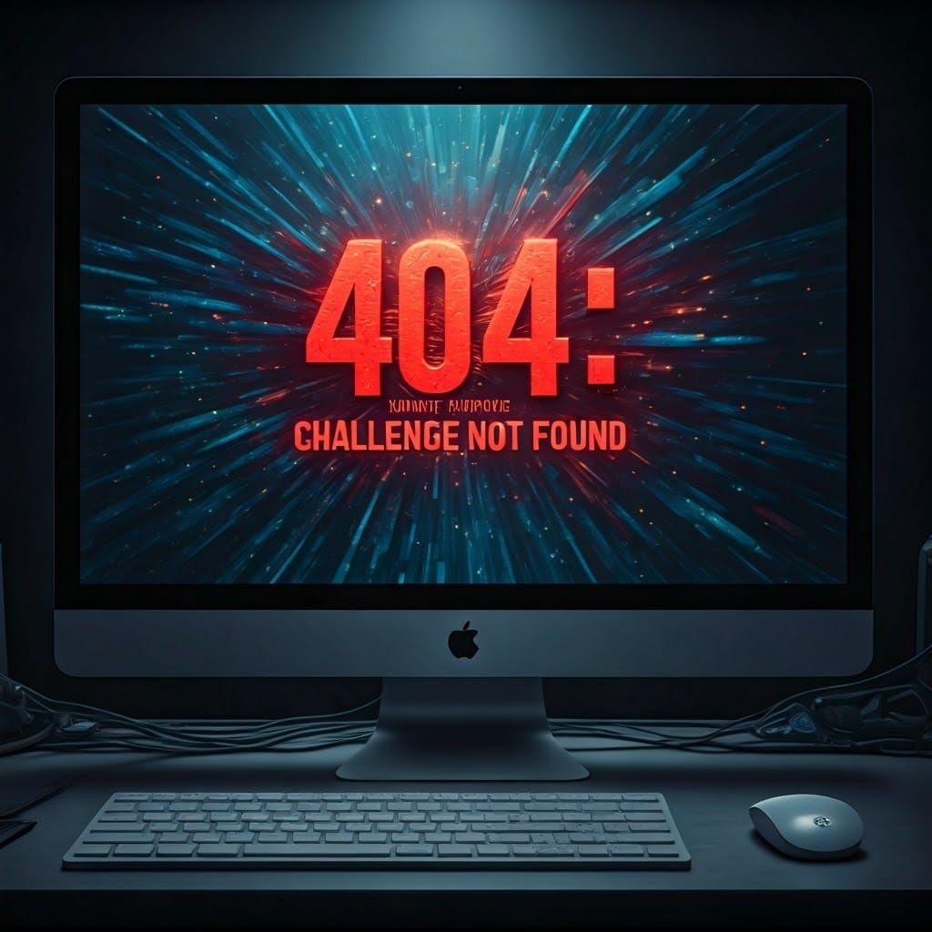 404: Challenge Not Found  by @BlueNinja