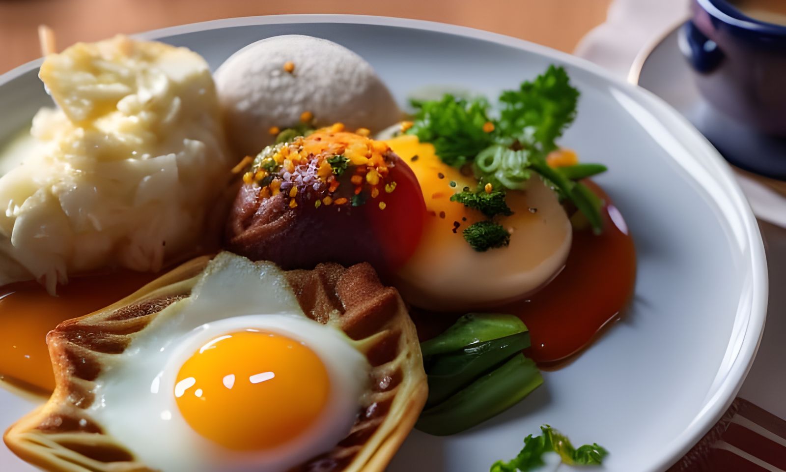 Creamy breakfast  by @Yarhumo