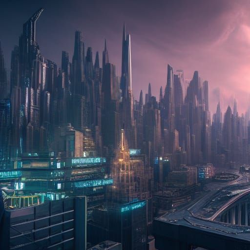futuristic new york
