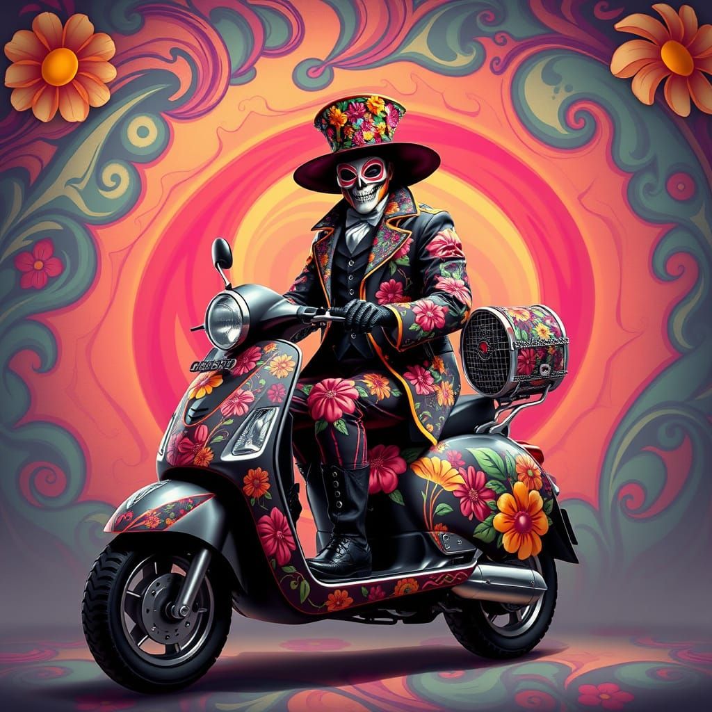 The Masked Rider  by @Random Noise