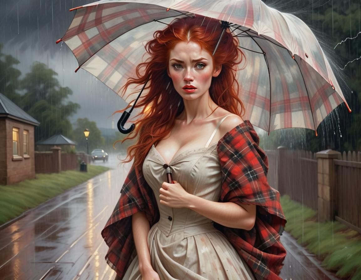 a red-haired girl