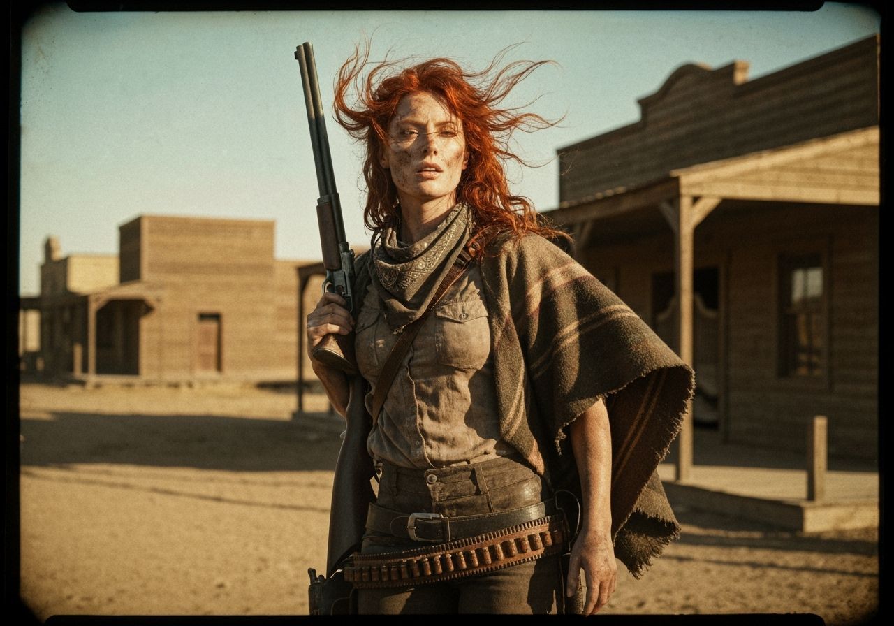 A windy day in the old west