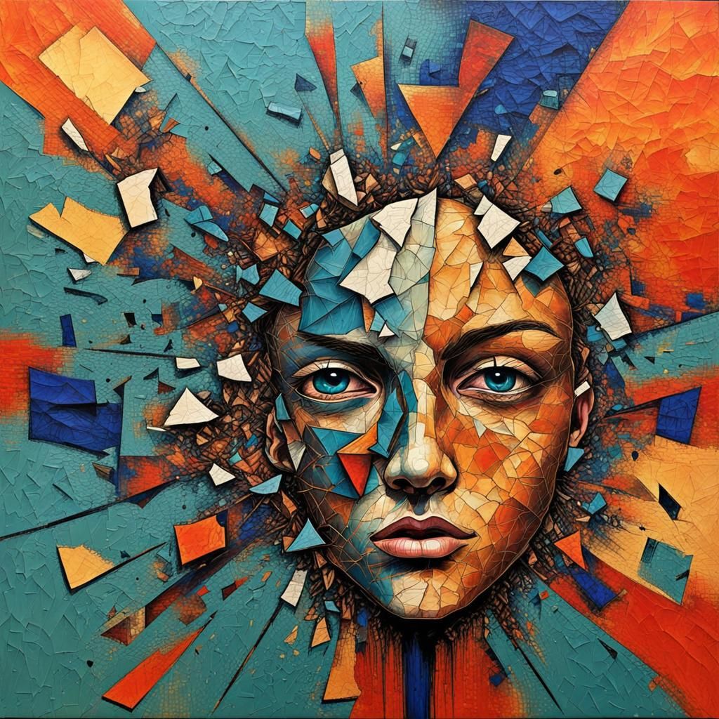 shattered mind of one.   by @POP WIZARD