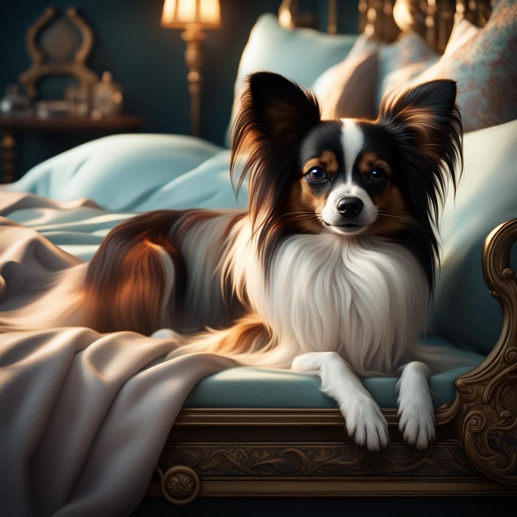 a relaxed papillon