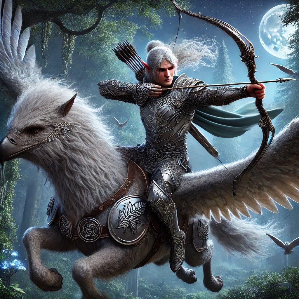 Nightsong Hippogriph Rider