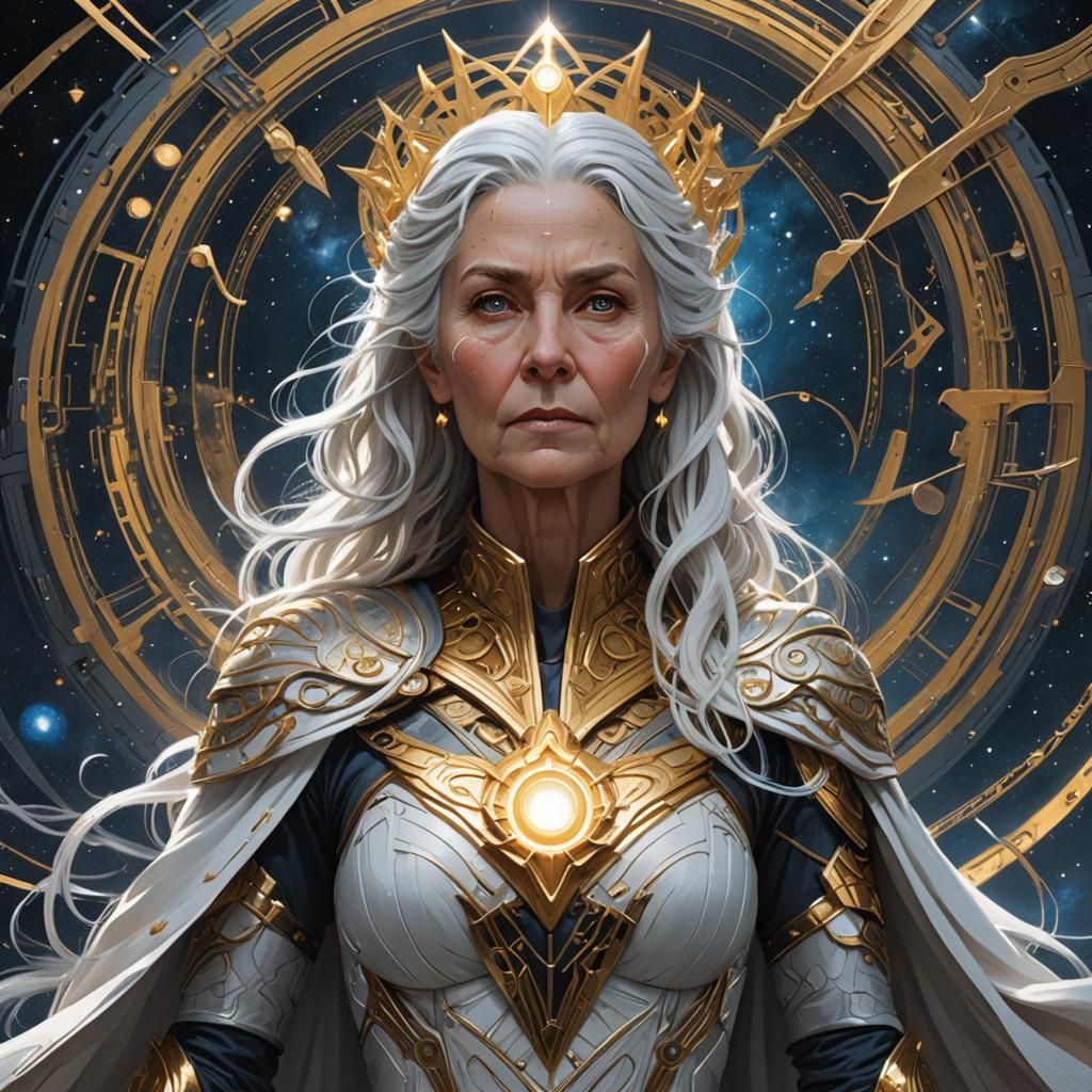 head and shoulders concept art portrait, 8k resolution concept art portrait of <lora:Baerbel-12-08-2024:1.0>, fantasy video game cover art,...