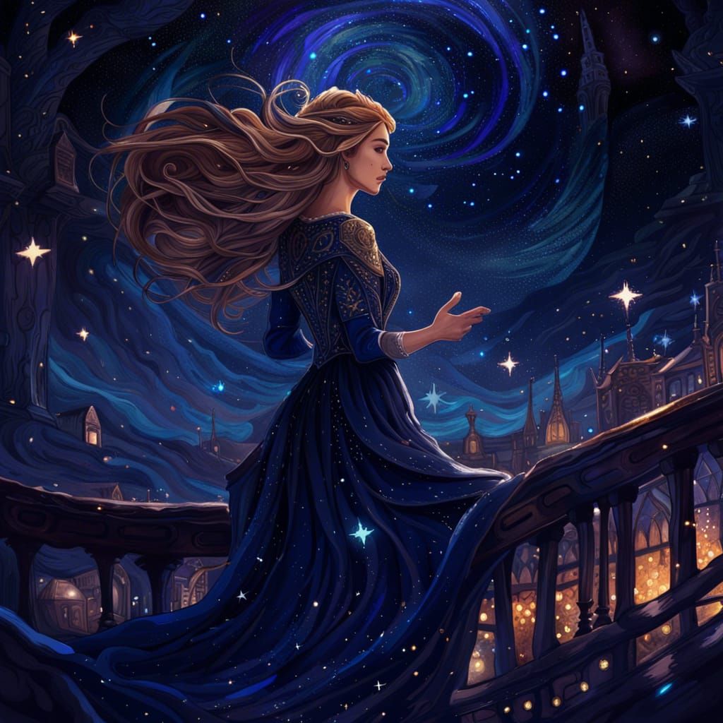 Feyre in the court of night - AI Generated Artwork - NightCafe Creator