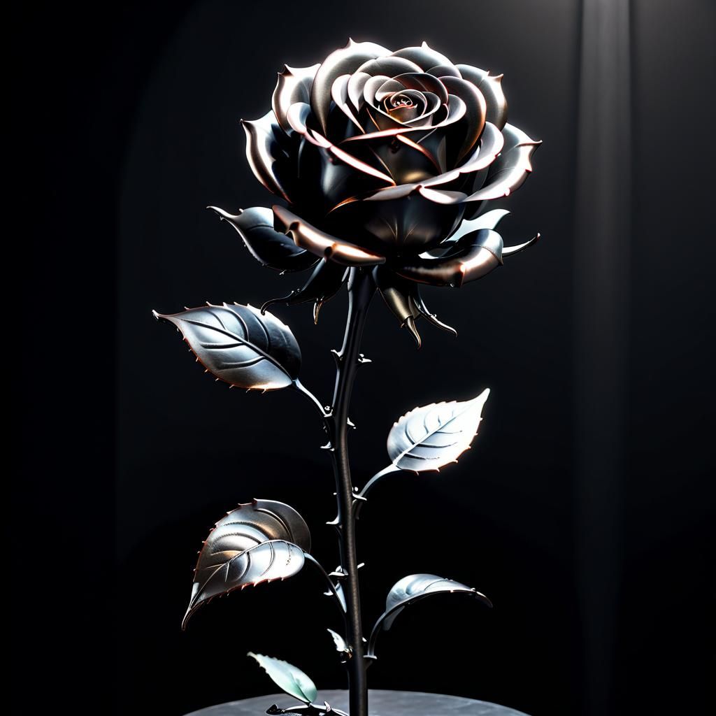Wrought iron rose  by @K