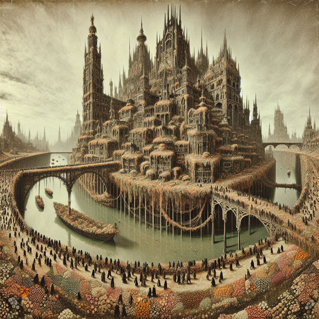 Dystopian Flora city