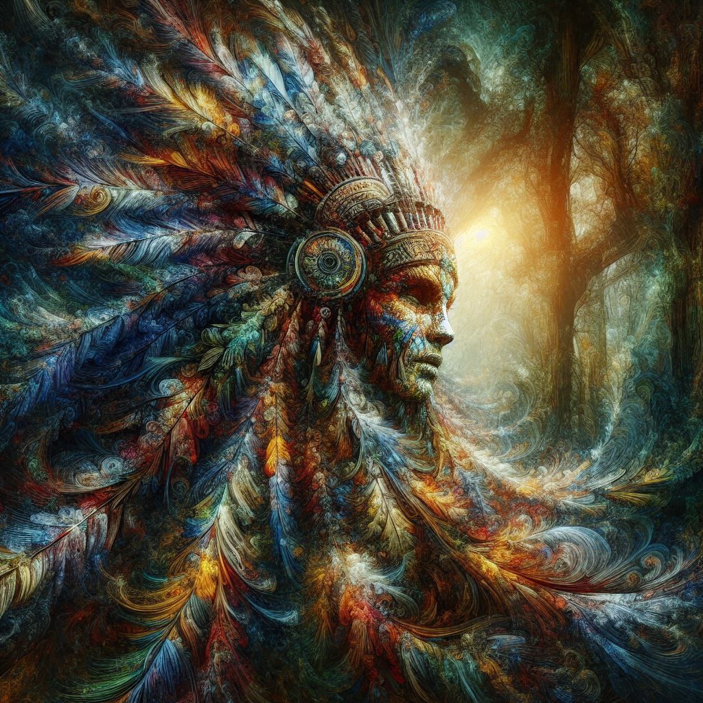 double exposure beautiful fantasy portrait landscape..