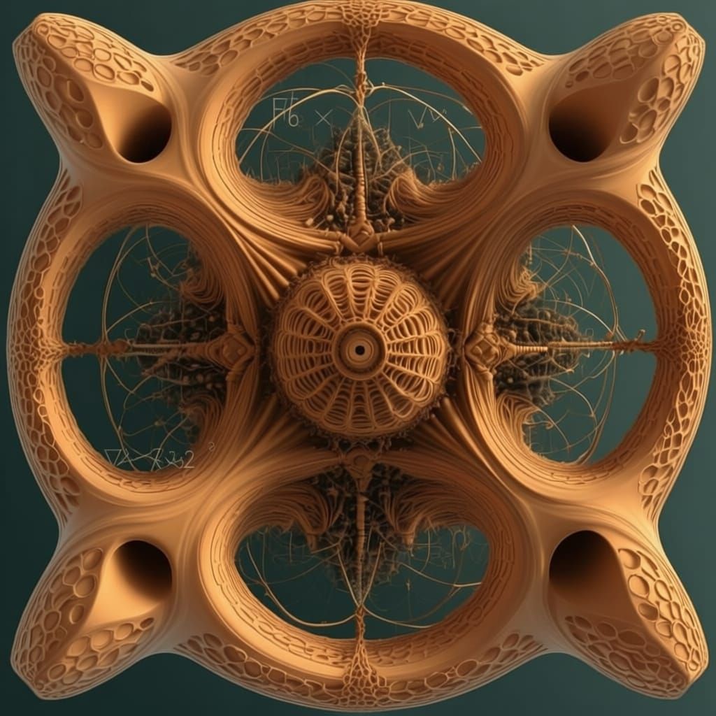 > *Create a high-detail rendering inspired by the following exact mathematics. Do NOT simplify, rewrite, or omit any math. Treat all formula...