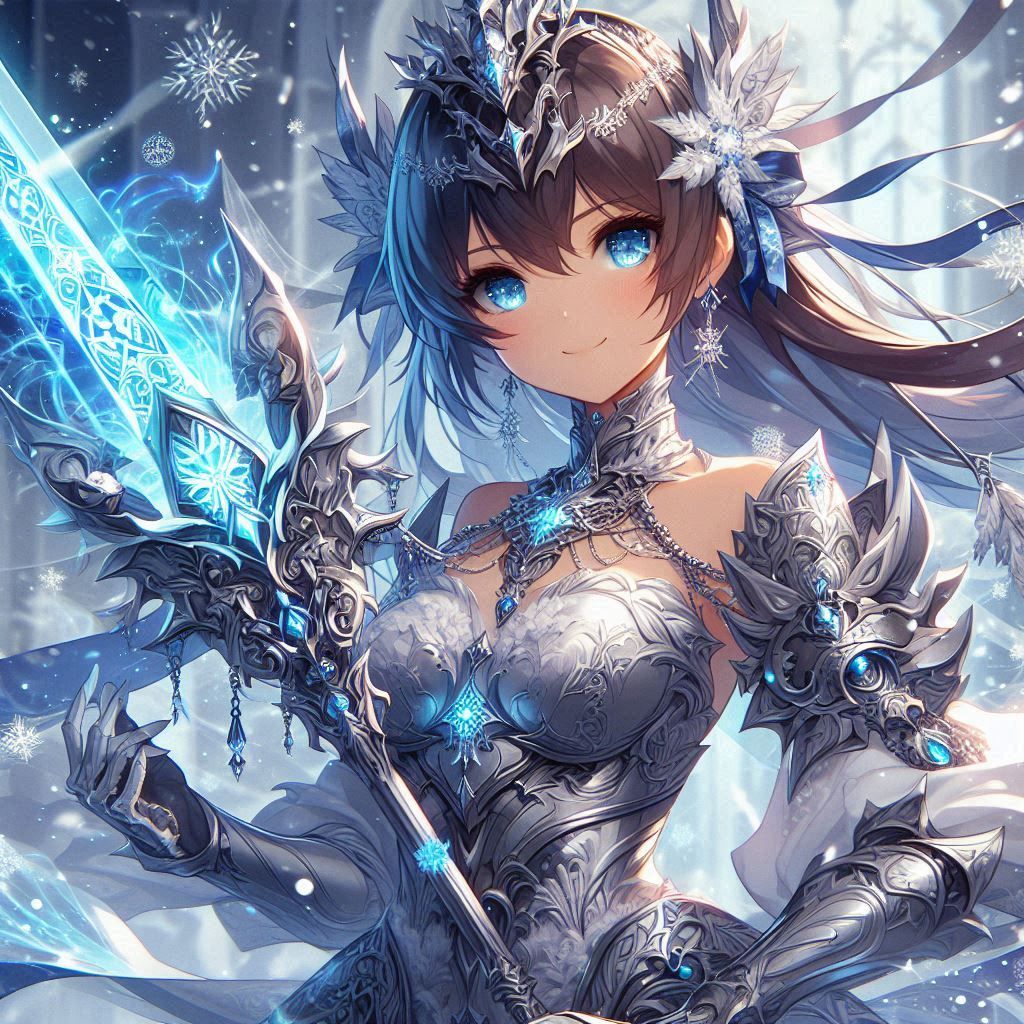 Lady Knight by DALL-E 3 (09)