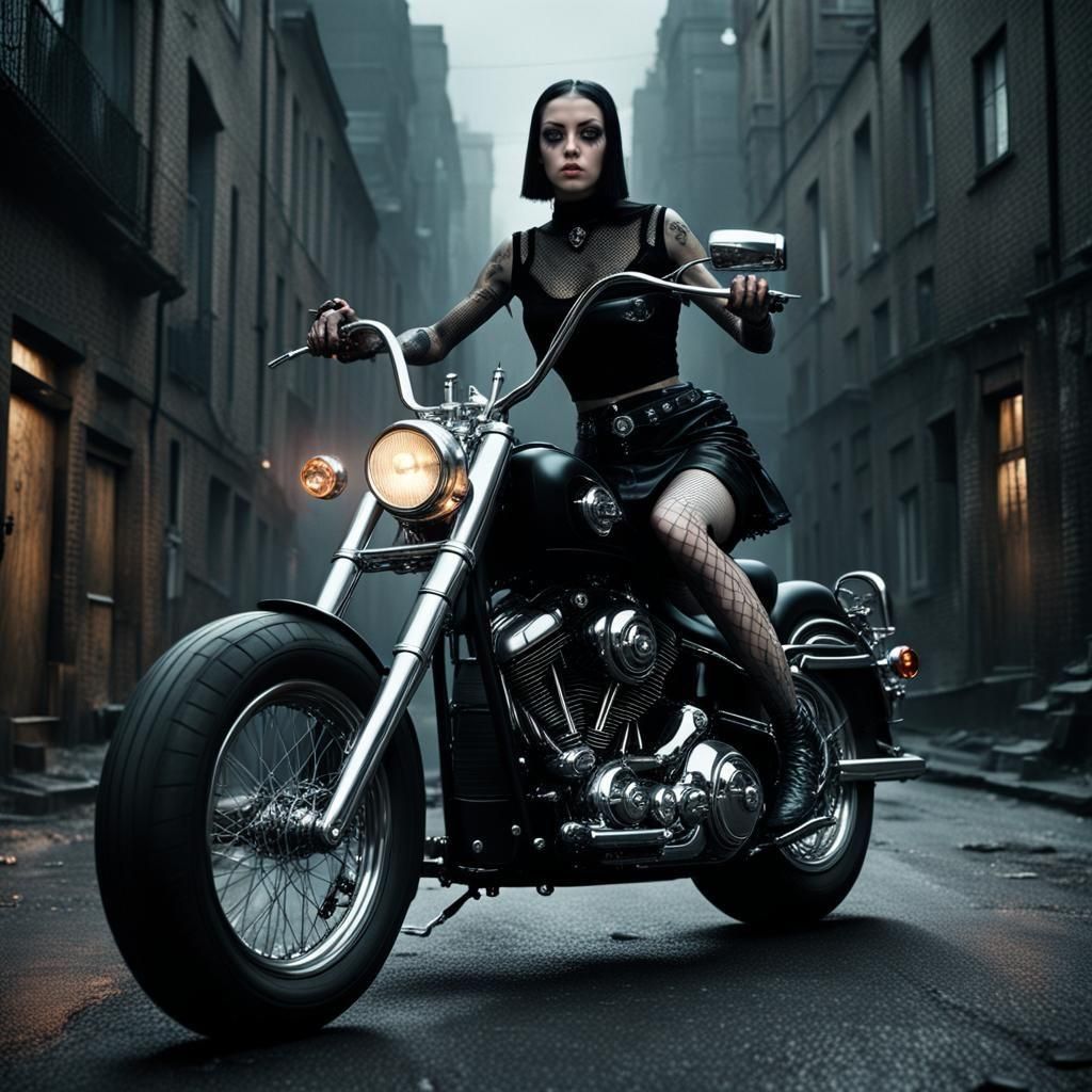 Very beautiful young lady, half nun half witch, sinner, mini...